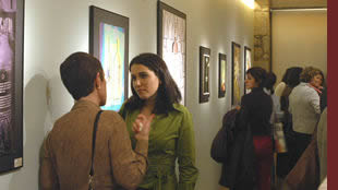 Exhibition works presented to Francisco Mantecón